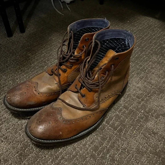Ted Baker | Shoes | Ted Baker Wingtip Chelsea Boots | Poshmark display picture 2